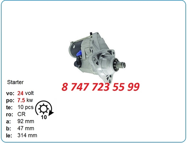 Стартер Cummins 6bt5.9,  6ctaa,  6cta 128000-7020