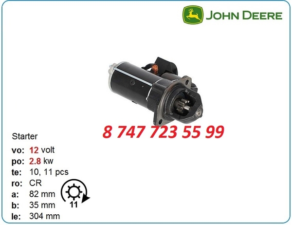 Стартер John Deere 4045,  3029 Re501680 3