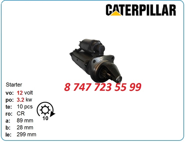 Стартер Cat 3046,  c4.4,  320f,  325 438000-2851 3