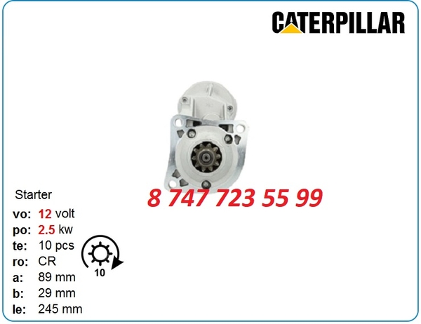 Стартер на кару Doosan,  Komatsu,  Cat m0t6581 3