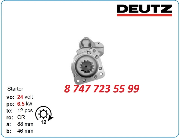 Стартер Deutz bf12l413,  f12l413f 01183039