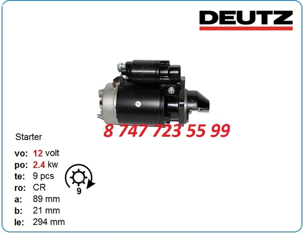 Стартер Deutz bf12l413,  f12l413f 01183039 3