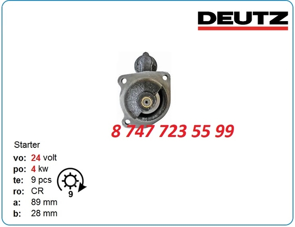 Стартер Deutz f3m2011,  bf3m2011 0001360035