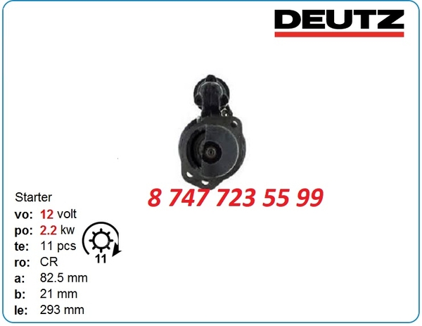 Стартер Deutz Tcd914,  f2l1011 01178670 3