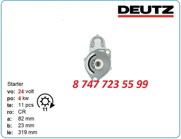 Стартер Deutz bf4m1012,  Tcg2016 Azf4156 3