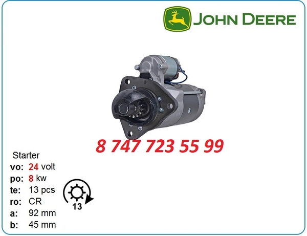 Стартер John Deere 6125,  6125a,  6135 Re522852 3