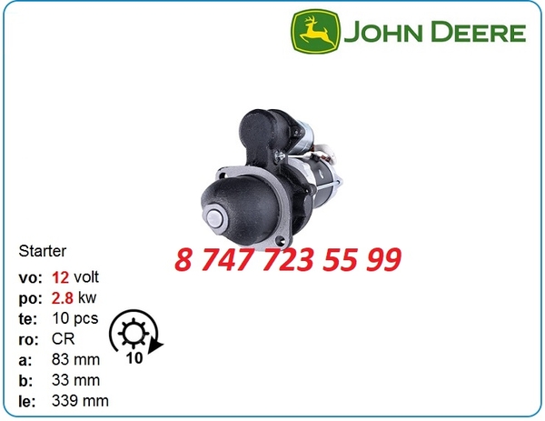 Стартер John Deere 6329,  4045,  3029t 028000-8404