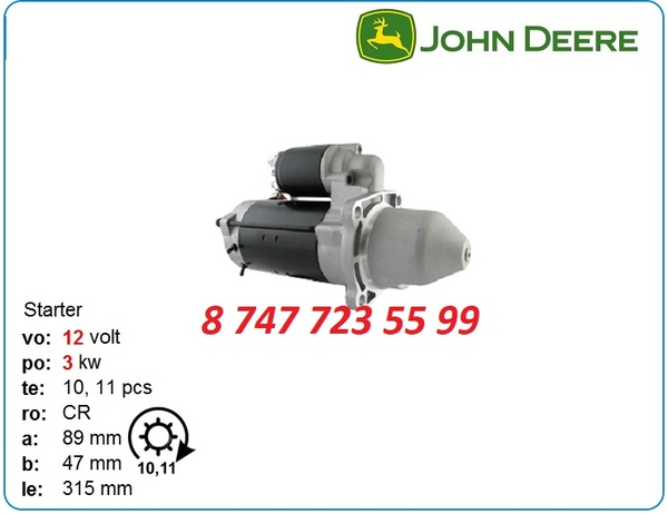 Стартер на двигатель John Deere 6068 0001230002