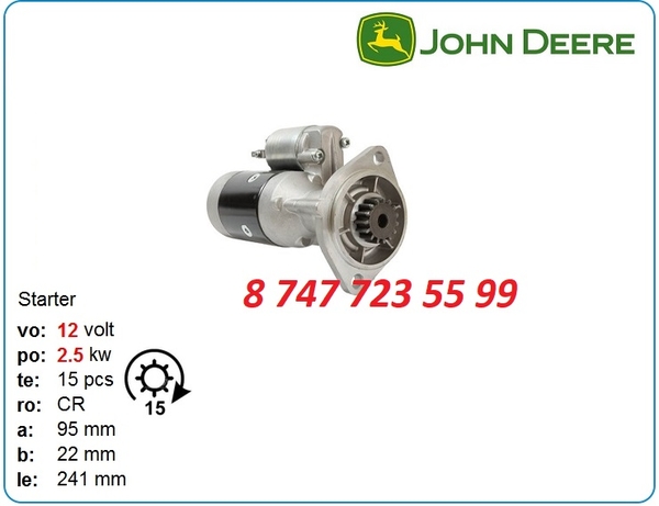 Стартер John Deere 4024,  4024hf,  4024tf 0001367033 3