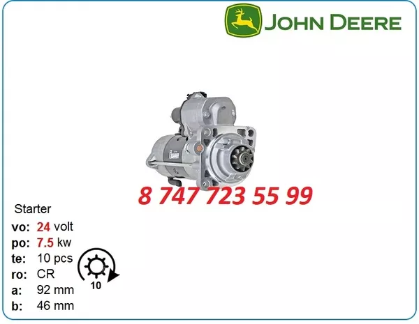 Стартер на бульдозер John Deere 428000-6901 3