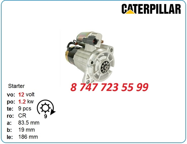 Стартер на кару Doosan,  Komatsu,  Cat m0t6581