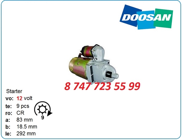 Стартер Doosan dx300,  dx260,  Solar 130 65.26201-7070 2