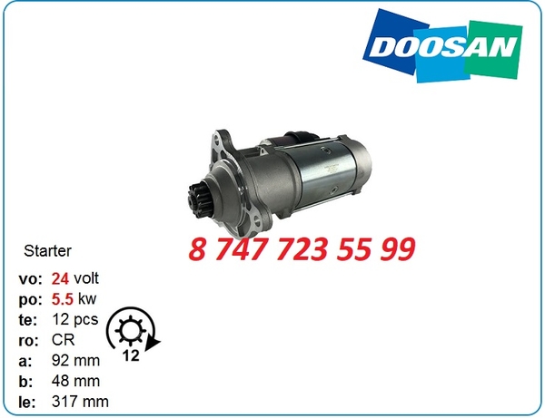 Стартер Doosan s300,  dx300 65.26201-7089