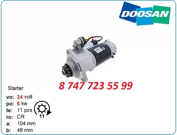 Стартер Doosan s300,  dx300 65.26201-7089 2