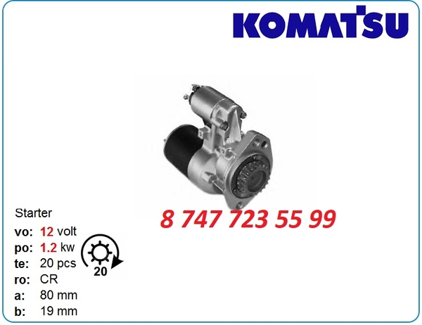 Стартер Komatsu pc350,  Pc310,  Lw250 1811004211 3