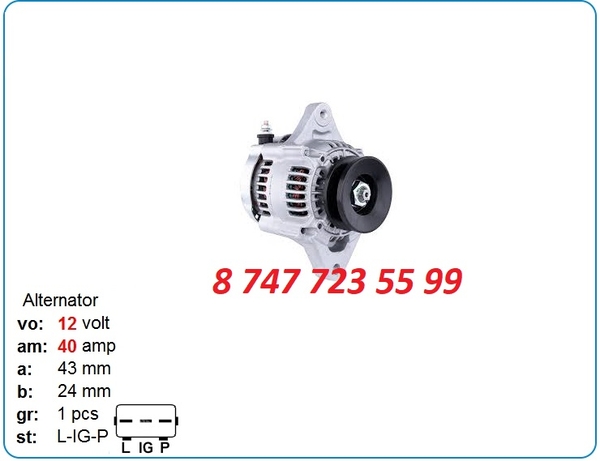 Генератор Fuchs,  Yanmar,  Kobelco 101211-1380 3