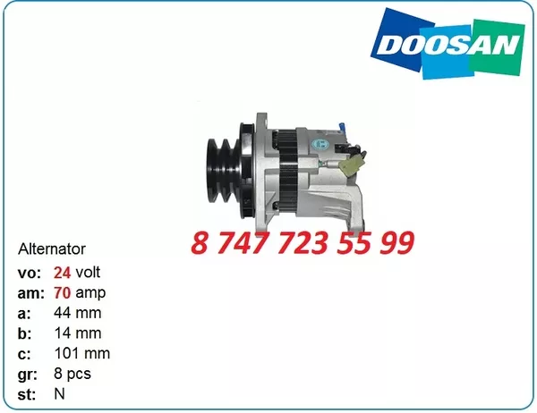 Генератор на грейдер Cat 120k,  120,  140k 0124655120