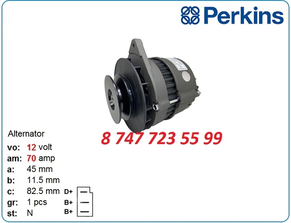 Генератор Yanmar 2qm20,  Perkins nl 0986030140 2