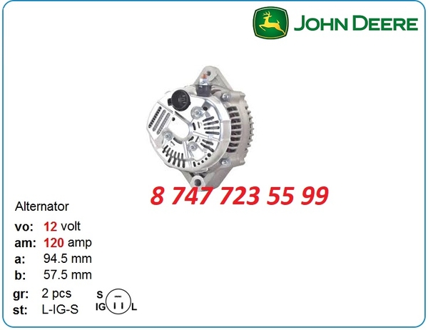 Генератор на John Deere 6081h,  6081,  3029 0120468136 2