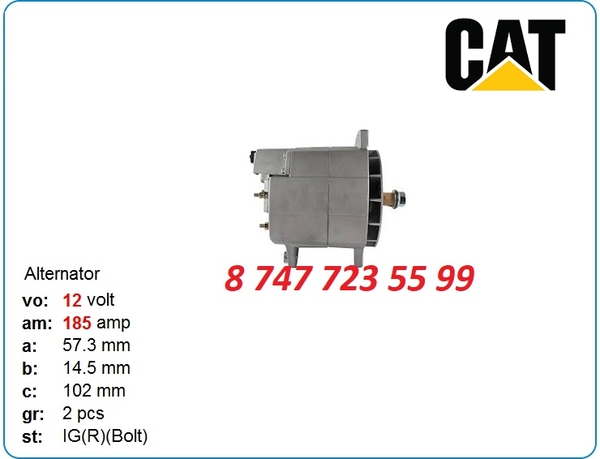 Генератор на Cat 3126,  3126b,  c9 504257252 3