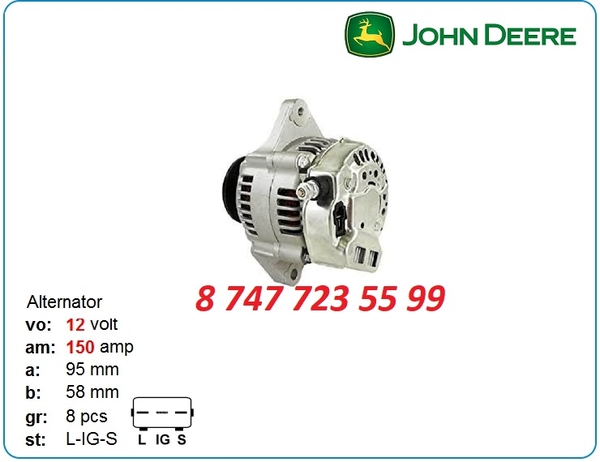 Генератор на комбайн John Deere 021080-0140 2