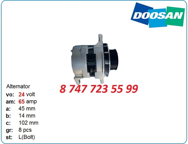 Генератор на Doosan dx160,  dx160w,  s140 4