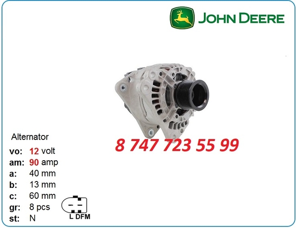 Генератор на спецтехнику John Deere 0124655191