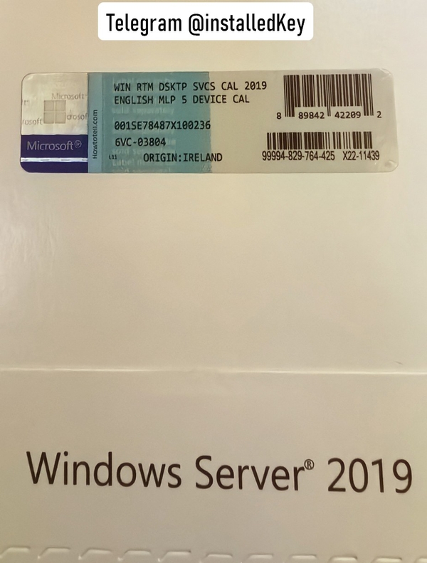 Windоws Rеmоtе Dеsktоp Sеrviсеs САL 2019 English МLP 2