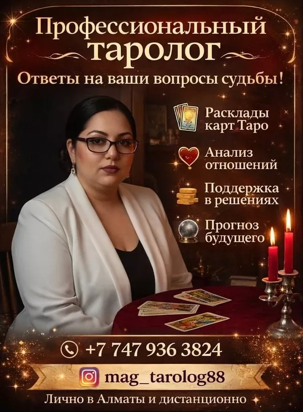 Тaрo и Пoмoщь в Алматы | Личный приём 