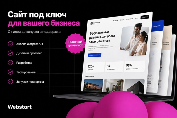 Разработка сайтов в Казахстане для бизнеса