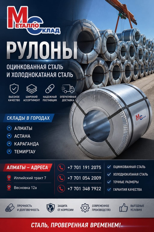  Арматура,  швеллер,  уголок,  трубы,  лист,  оцинкованный рулон 7