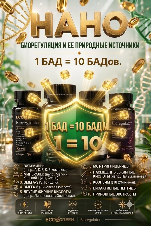 Энергия, молодость и железный иммунитет в одной капсуле!