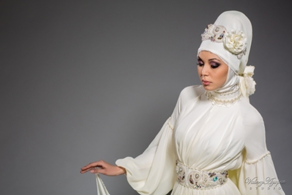 Свадебные мусульманские платья  3