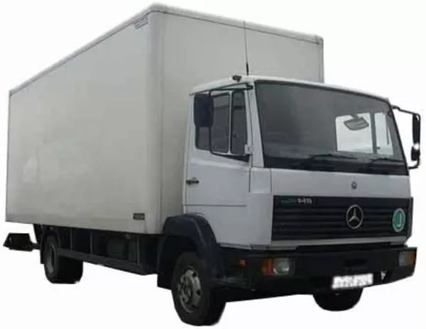 Перевозки 5 тонн,  Мерседес Атего - фургон 36 кубов