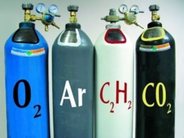 Кислород газообразный в баллонах (технический)