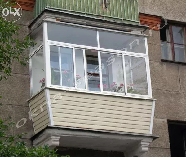 Пластиковые окна, обшивка,  утепление и остекление балконов