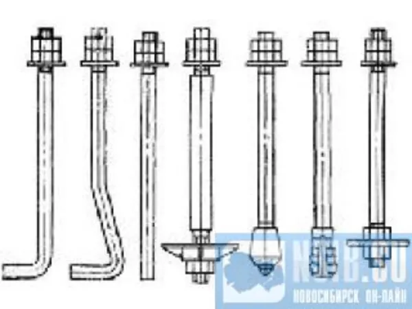 Фундаментные, анкерные болты 