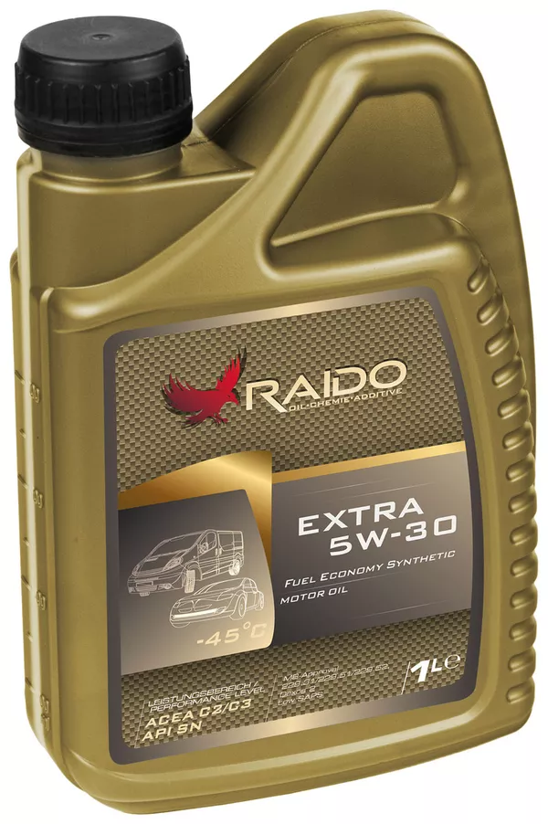 Raido Extra 5W-30 Синтетическое универсальное моторное масло 2