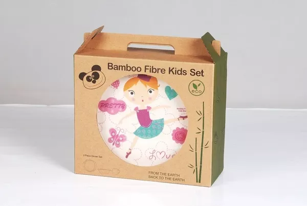 Детская посуда из бамбука ОПТОМ 5