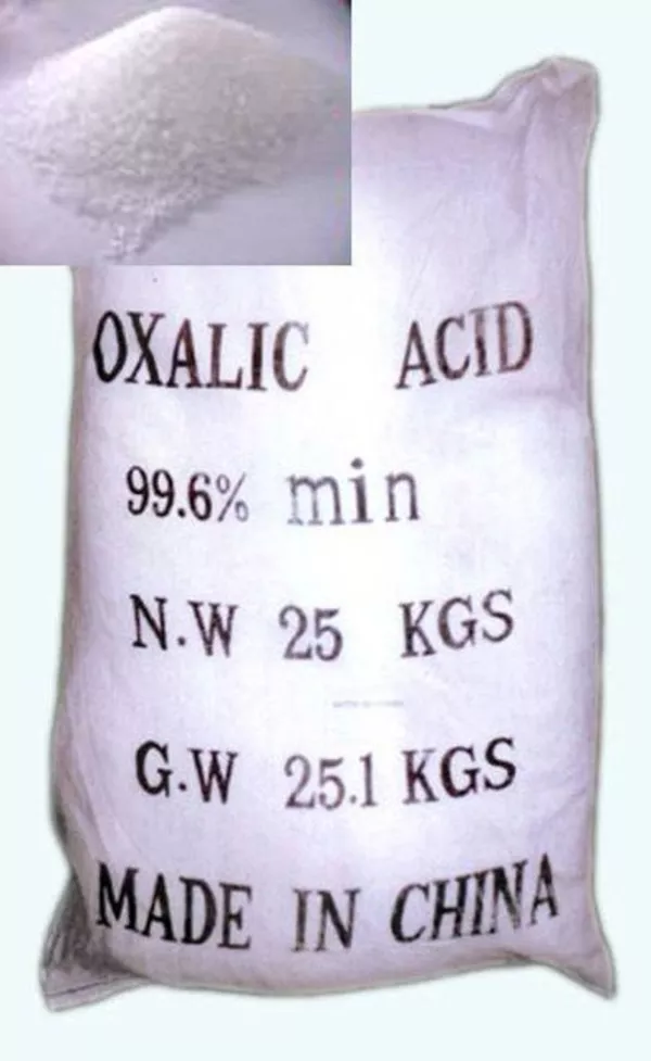 Щавелевая кислота (oxalic acid,  этандиовая кислота) 3